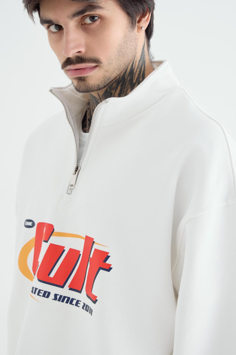 Анорак с принтом CULTBASE, цвет: белый,  купить онлайн