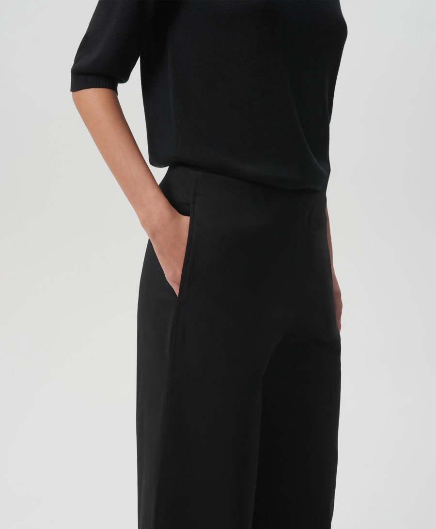 Брюки трикотажные средней посадки GLVR, цвет: Черный,  купить онлайн