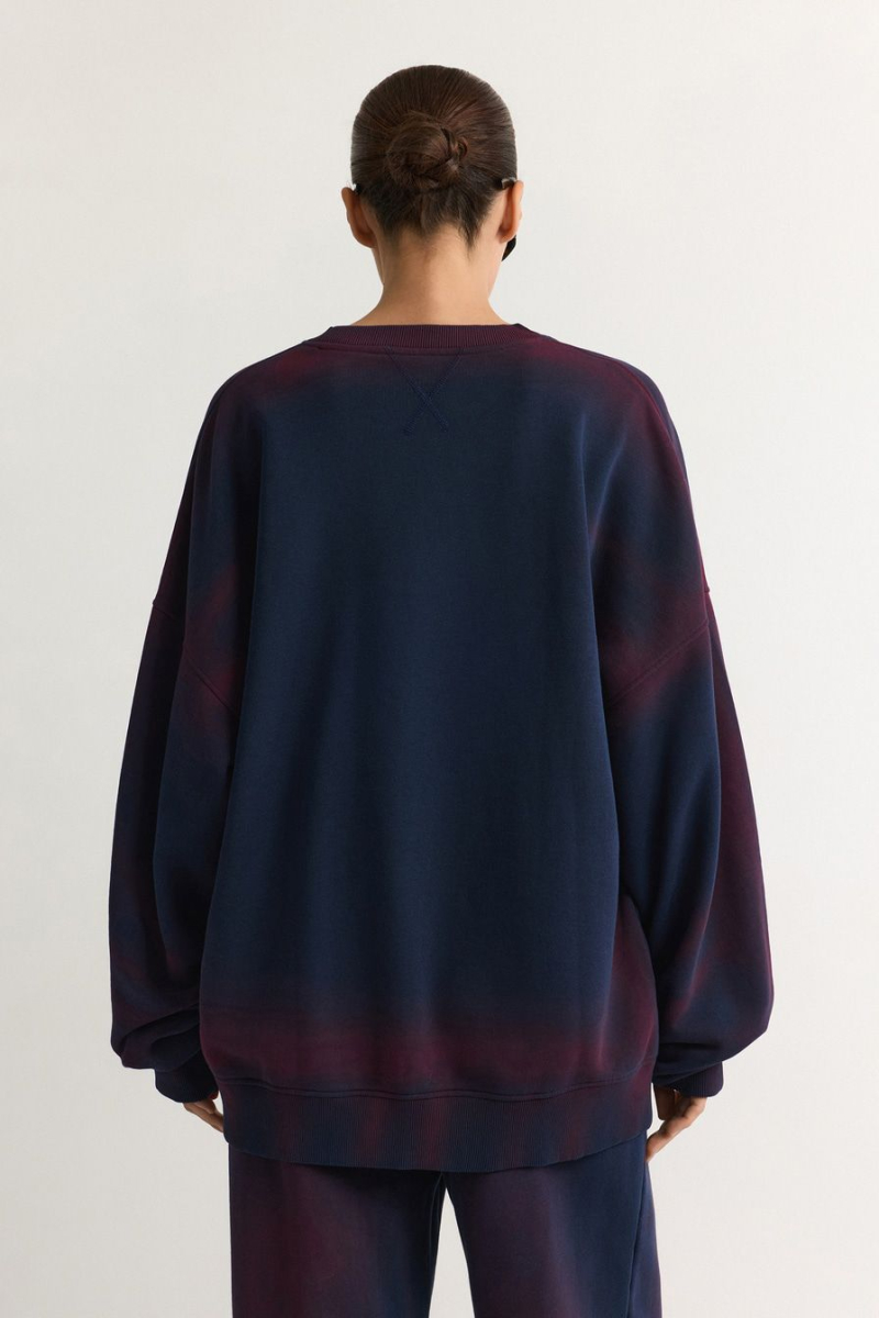 Свитшот со спрей-эффектом TOPTOP, цвет: синий, TT.053.17996.621 купить онлайн