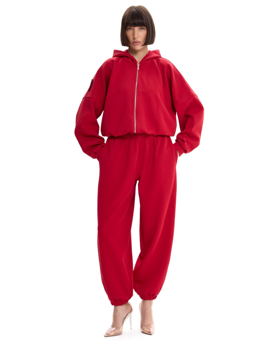 Костюм из облегченного вязаного футера Suborbia, цвет: красный, 006884 купить онлайн