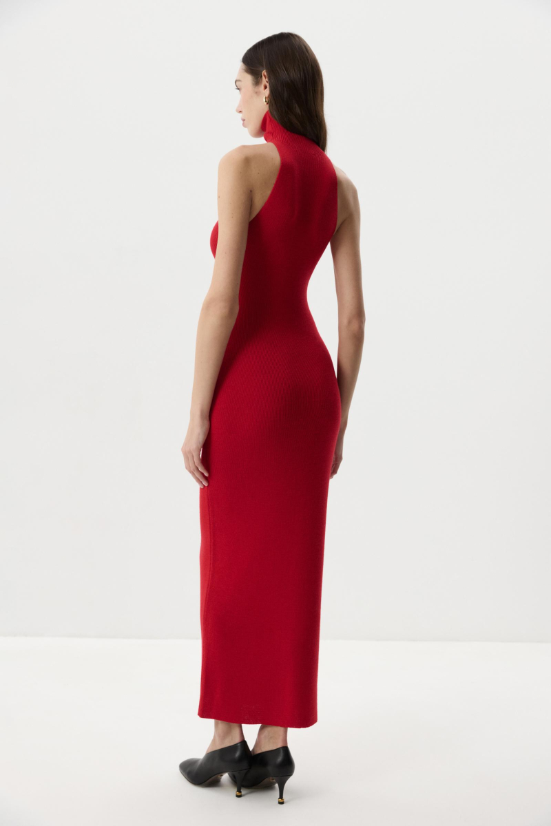 Платье макси Charmstore, цвет: красный, 306-51098-440 купить онлайн