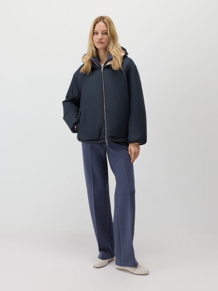 Пуховая куртка двусторонняя Conso, цвет: мультиколор, SDS 260101 - персиковый/темно-синий купить онлайн