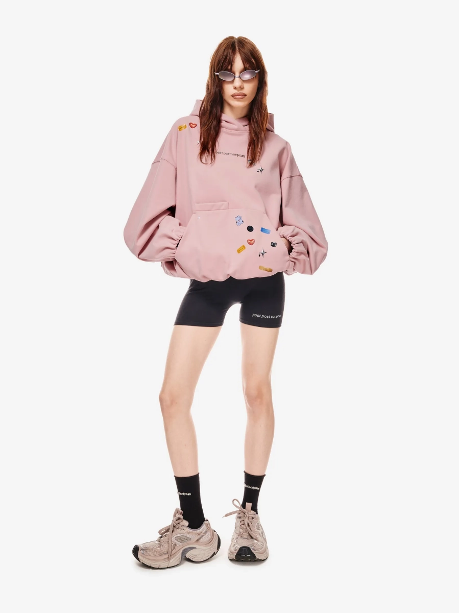 Sticker pack Худи Оверсайз p.p.s., цвет: пудровый розовый, 0867.01.00.PNK купить онлайн