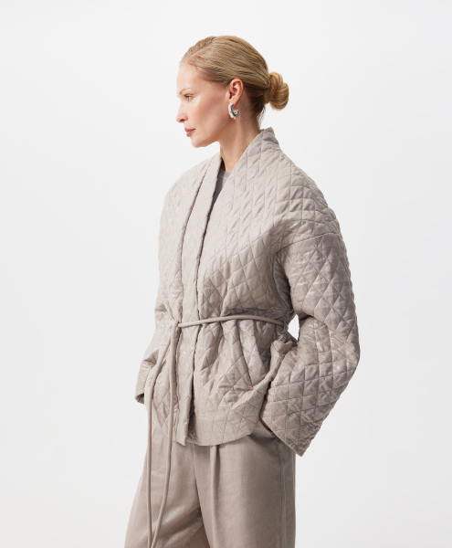 Стеганая легкая куртка GLVR, цвет: серый, 126G22GAC4113 купить онлайн