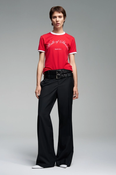 Футболка с принтом WALK OF SHAME, цвет: красный, TSH014/FW2526 купить онлайн