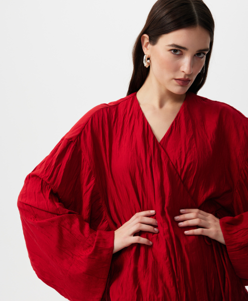 Блузка-кимоно GLVR, цвет: красный, 126G25GAC2229 купить онлайн