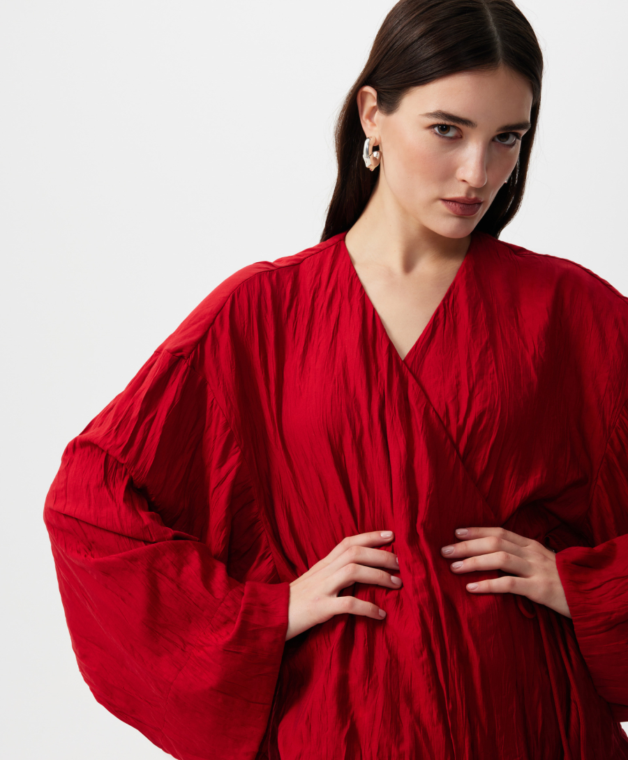 Блузка-кимоно GLVR, цвет: красный, 126G25GAC2229 купить онлайн