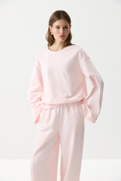 Лонгслив с широкими рукавами Charmstore, цвет: розовый, 205-52158-221 купить онлайн