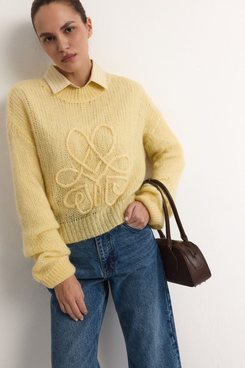 Джемпер-паутинка TOPTOP, цвет: Желтый, TT.050.18824.200 купить онлайн