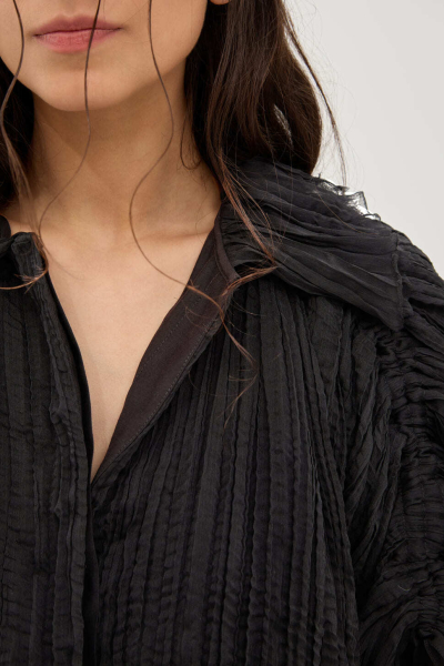 Блузка художника UNKE, цвет: Черный, 2601TSH005P_BL купить онлайн