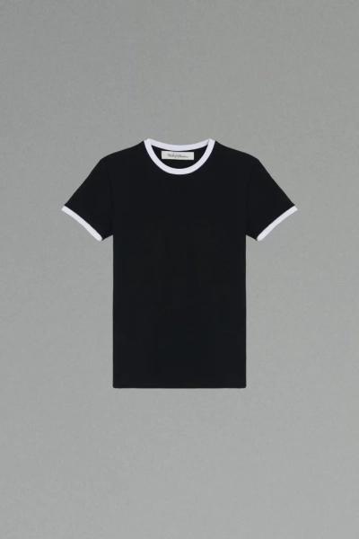 Футболка женская c кантами WALK OF SHAME, цвет: Черный, TSH033/SS25 купить онлайн