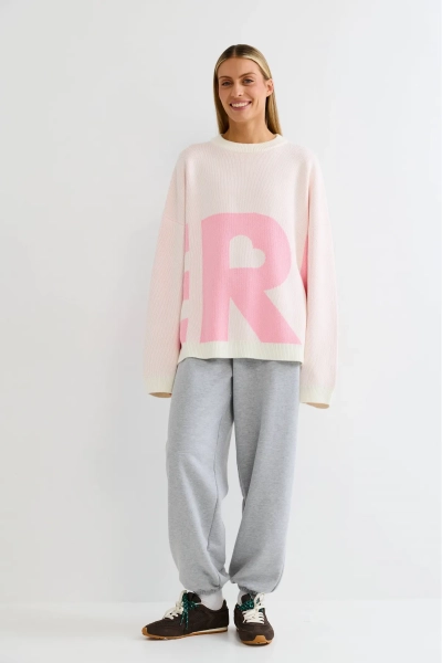 Джемпер c логотипом Erist store, цвет: розовый, НФ-00003254 купить онлайн