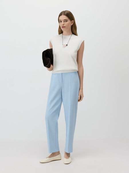 Топ из вискозы Conso, цвет: белый, KM 260721 - молочный купить онлайн