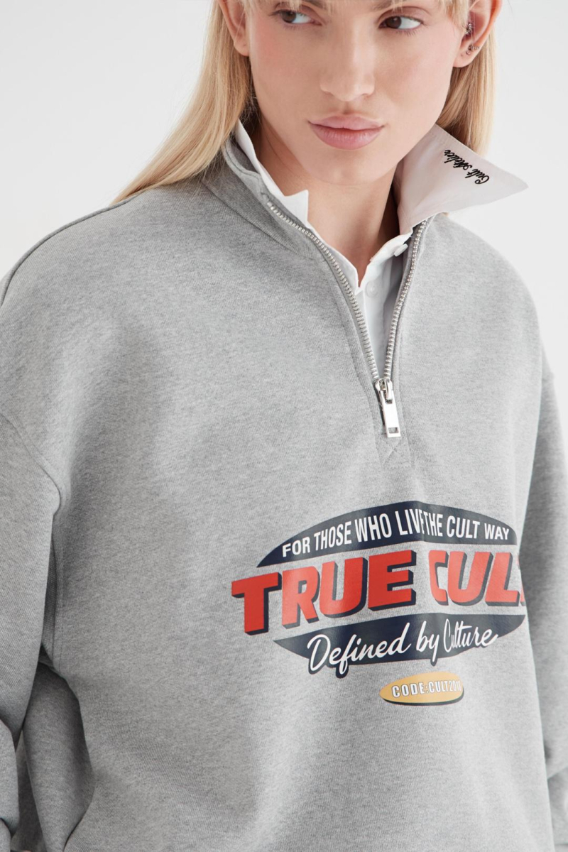 Анорак с принтом CULTBASE, цвет: серый,  купить онлайн