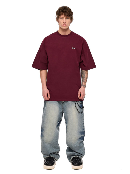 Футболка с принтом FRHT, цвет: рубин, TSLVNLRB купить онлайн