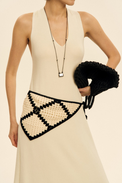 Платье трикотажное с крестом на спине SAGAS, цвет: белый, 250001 купить онлайн