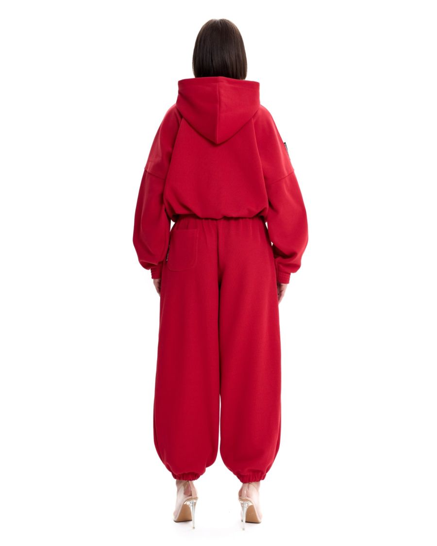 Костюм из облегченного вязаного футера Suborbia, цвет: красный, 006884 купить онлайн