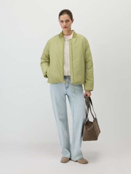 Утепленная куртка-бомбер Conso, цвет: зеленый, SES 260106 - зеленый купить онлайн