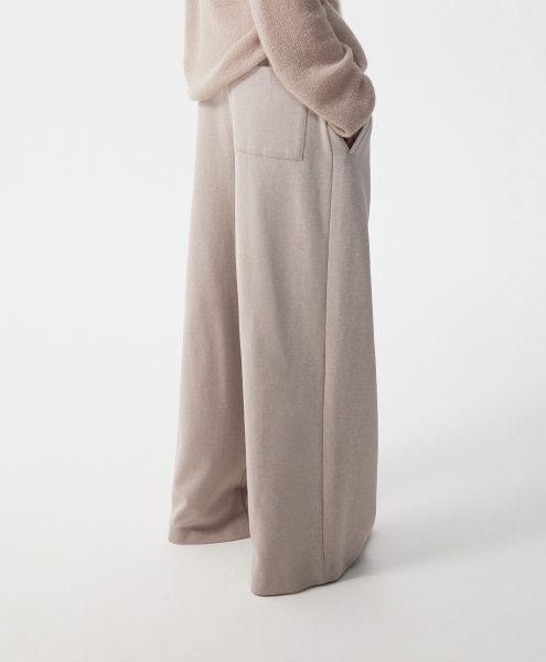 Брюки-палаццо высокой посадки GLVR, цвет: серый, 126G22GAC5609 купить онлайн