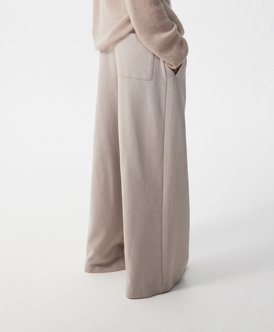 Брюки-палаццо высокой посадки GLVR, цвет: серый, 126G22GAC5609 купить онлайн