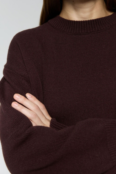 Джемпер из смесового кашемира AROUND, цвет: портвейн, 2111_14C21OS купить онлайн Джемпер из смесового кашемира AROUND, цвет: портвейн, 2111_14C21OS купить онлайн