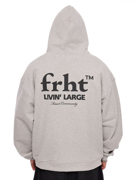 Худи с принтом FRHT, цвет: меланж, HDLVNLRGMLG купить онлайн