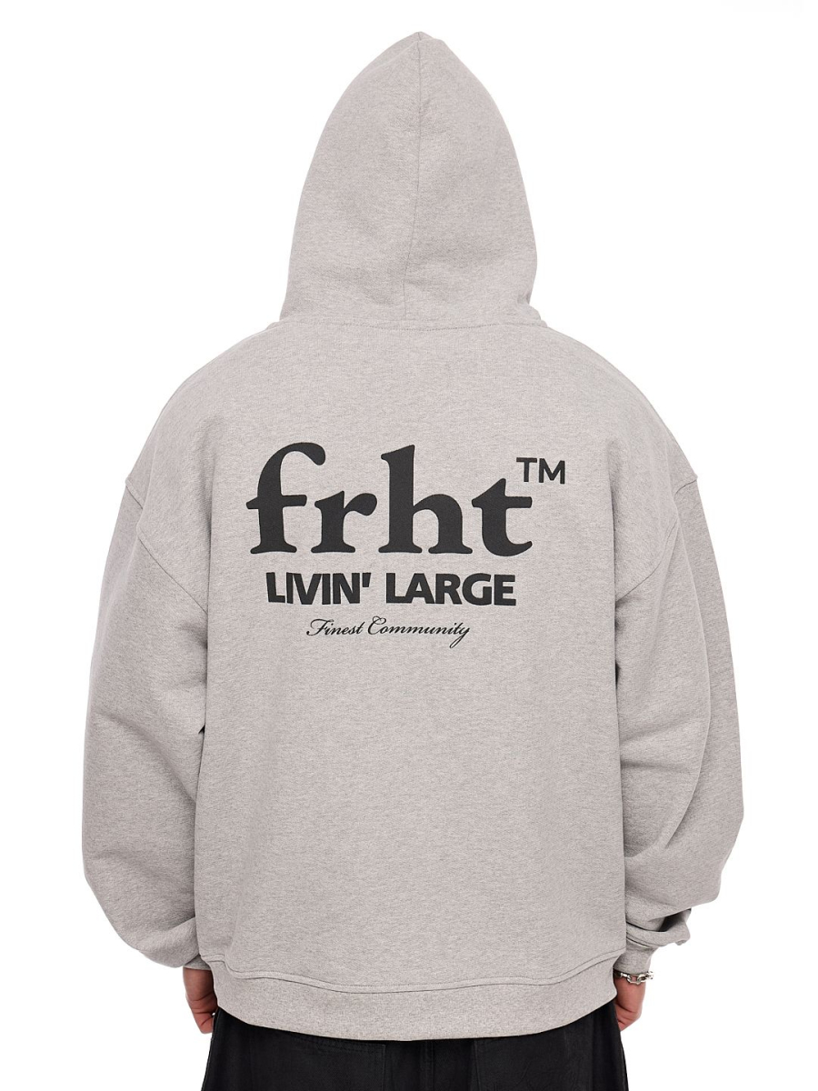 Худи с принтом FRHT, цвет: меланж, HDLVNLRGMLG купить онлайн