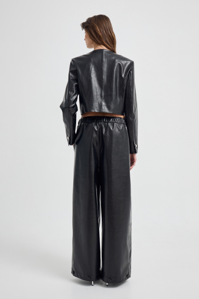 Брюки из экокожи Shtripling, цвет: Черный, SHPNT010BLK купить онлайн