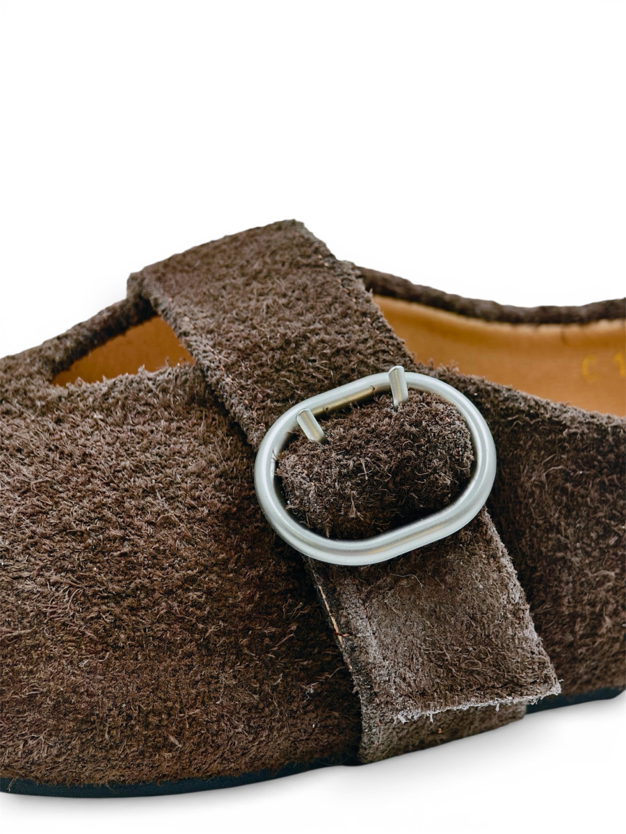 Туфли из натуральной замши GRANDERA, цвет: коричневый c165-9 (911) купить онлайн