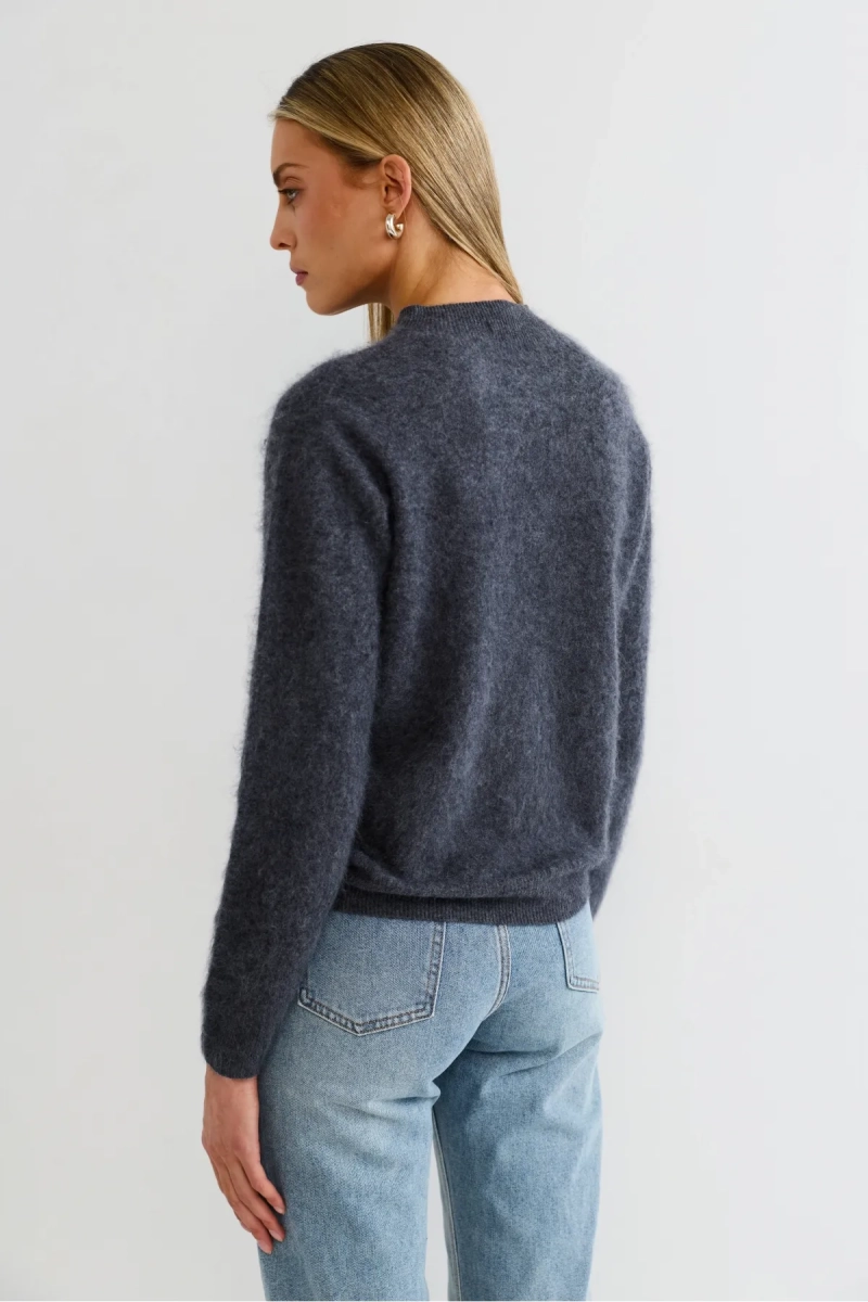 Джемпер из альпаки и кашемира Erist store, цвет: серый, НФ-00003208 купить онлайн