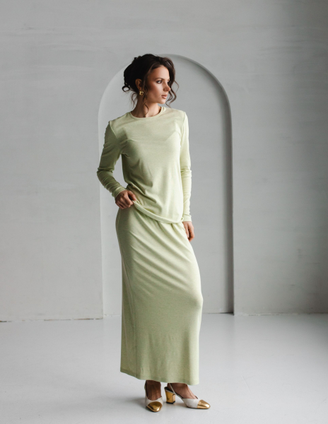 Лонгслив VLVT, цвет: зеленый, 00-00005305 купить онлайн