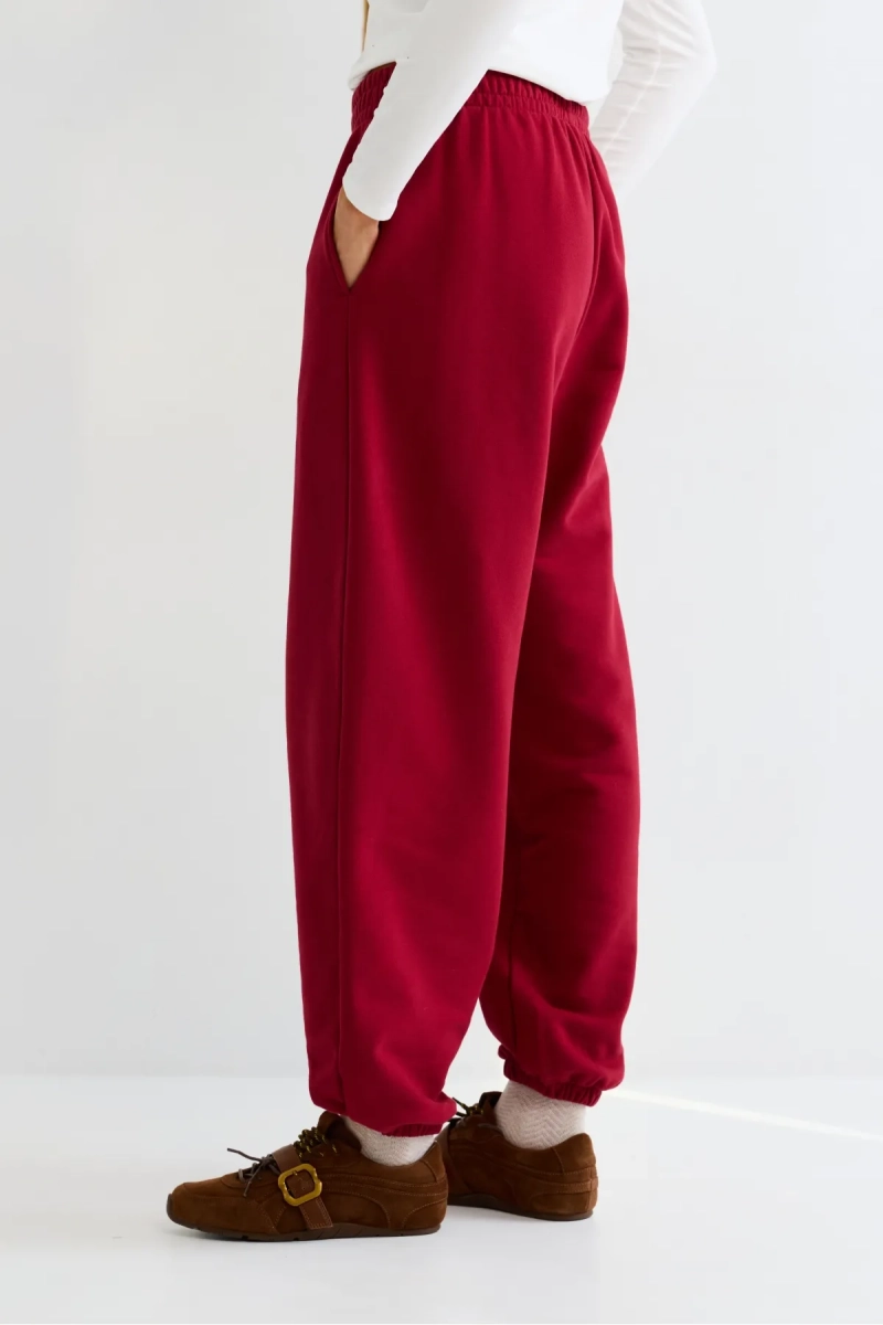 Джоггеры оверсайз Erist store, цвет: красный, НФ-00003097 купить онлайн