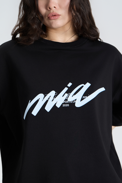 Футболка с логотипом MIA AIM, цвет: Черный, MIA380/441/LINE купить онлайн