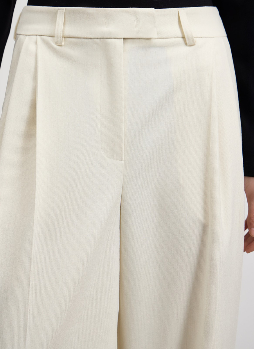 Брюки широкие ALL WE NEED, цвет: белый,  купить онлайн