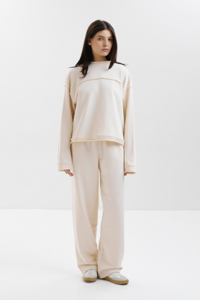 Свитшот с вывернутыми швами marte, цвет: оранжевый,  купить онлайн