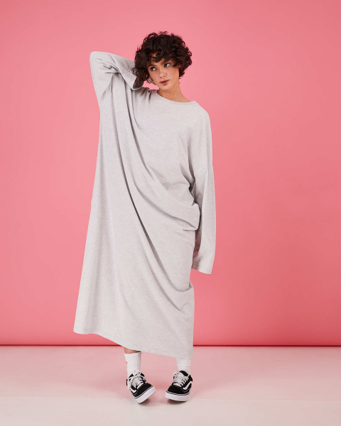 Платье-лонгслив TABOO, цвет: меланж, DrLong-01 купить онлайн