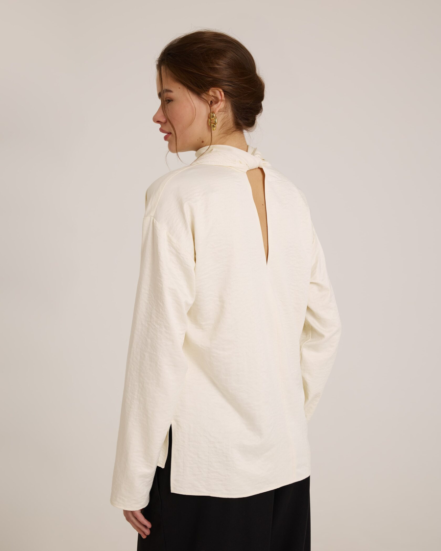 Блуза MILK Anmuse, цвет: белый, BL25S144-MLC купить онлайн