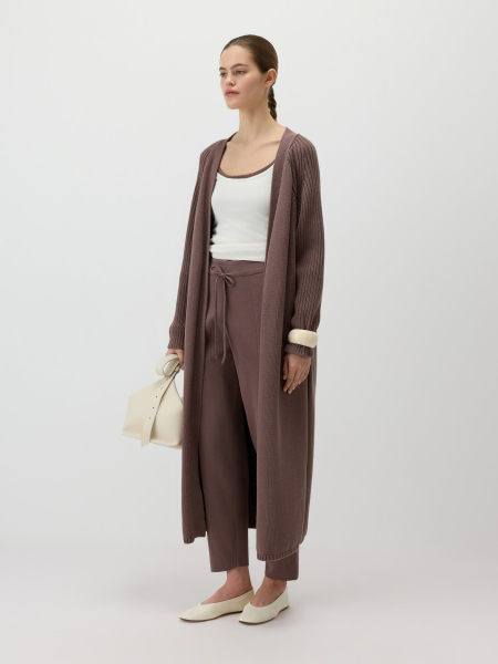 Длинный кардиган Conso, цвет: коричневый, KCL 260701 - кофейный купить онлайн