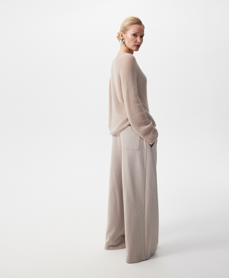 Джемпер вязаный тонкий GLVR, цвет: серый, 126G22GAC3119 купить онлайн