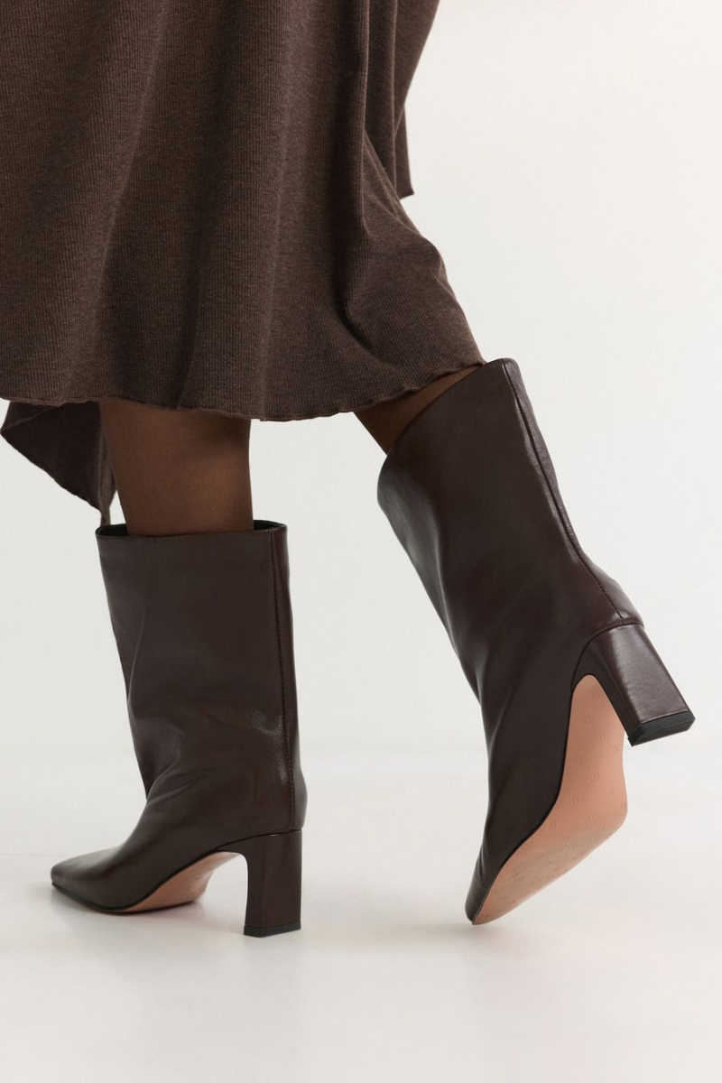 Ботильоны из натуральной кожи Lera Nena, цвет: коричневый LN.302.18605.700 купить онлайн