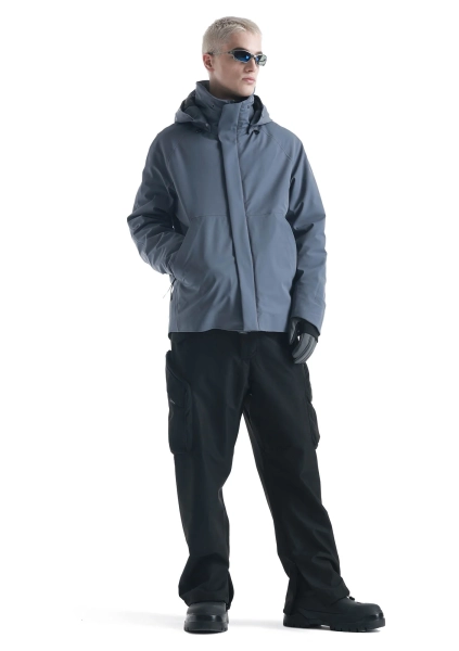 Короткая куртка из функциональной ткани KRAKATAU, цвет: голубой, Qm554-26 купить онлайн