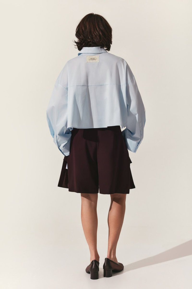 Шорты из смесовой вискозы TOPTOP, цвет: Бордовый, TT.039.17931.330 купить онлайн