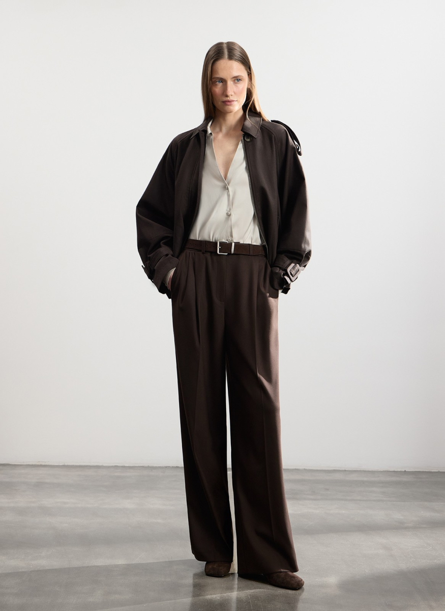 Бомбер из лиоцелла с хлопком ALL WE NEED, цвет: коричневый,  купить онлайн