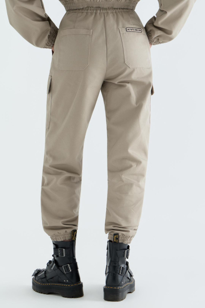 Брюки женские милитари CULTBASE, цвет: бежевый,  купить онлайн