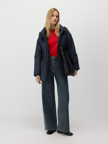 Утепленная куртка на кулиске Conso, цвет: синий, SEM 260102 - темно-синий купить онлайн