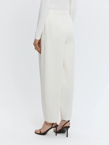 Брюки из кружева ANNA PEKUN, цвет: белый, 50.2588.100 купить онлайн