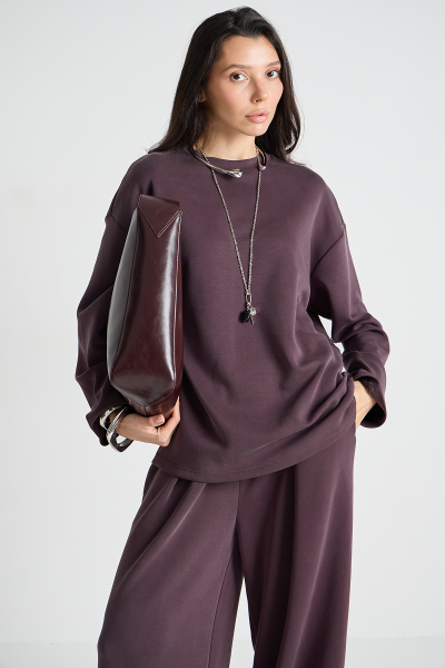 Костюм: лонгслив+брюки MIA AIM, цвет: фиолетовый, MIA742 купить онлайн