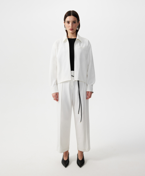 Жакет на молнии GLVR, цвет: белый, 126G21GAC1903 купить онлайн