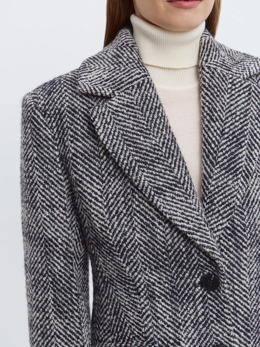 Пальто из шерсти ANNA PEKUN, цвет: Черный, 15.2573.901 купить онлайн