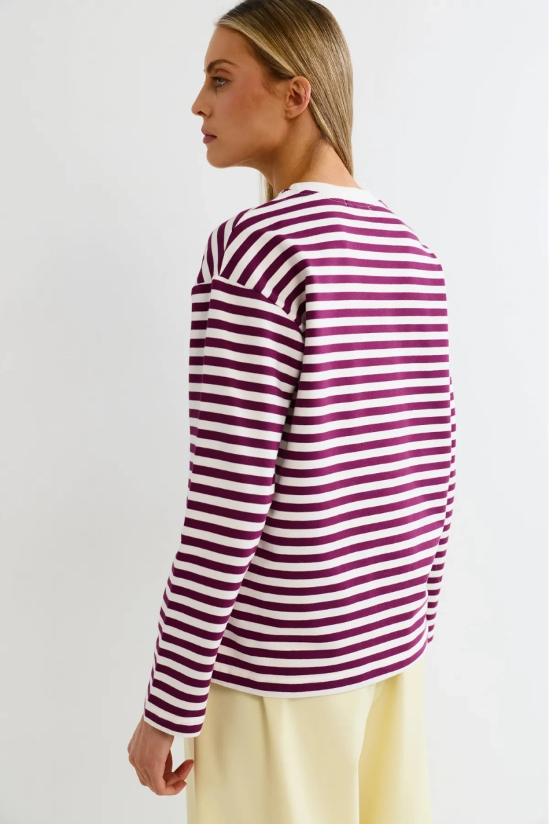 Тельняшка Erist store, цвет: Бордовый, НФ-00003092 купить онлайн